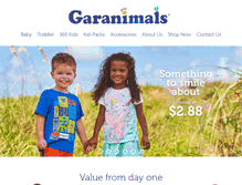 Tablet Screenshot of garanimals.com